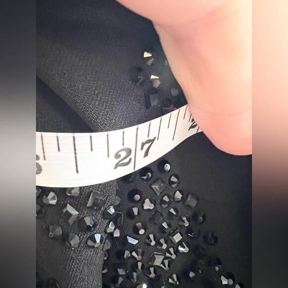 Fashion nova nova luxe NWT Karina suit set black beaded crystal gala wedding 3X - Picture 10 of 16